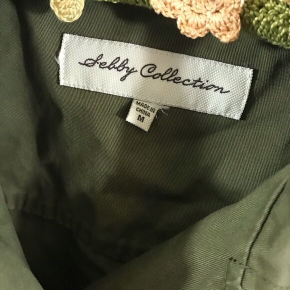 Sebby Collection Embroidered Cotton Jacket NEW! - Picture 3 of 4